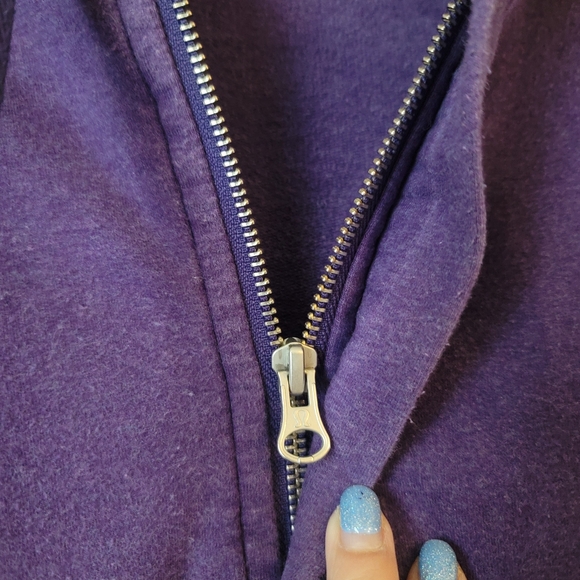 014 Lululemon Pullover Scuba Hoodie Sweater in Purple - Picture 3 of 8